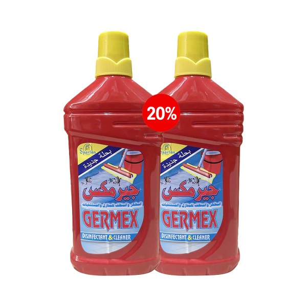 GERMEX DISINFECTANT+CLEANER 2X20PCUT