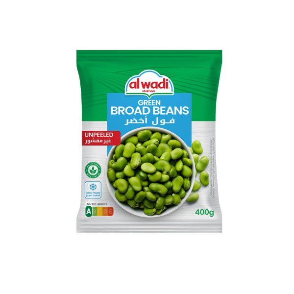 Al Wadi Al Akhdar Frozen Green Broad Beans 400g 184118-V001 by Al Wadi Al Akhdar