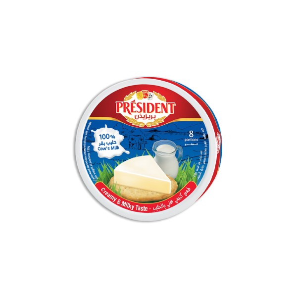 PRESIDENT PORTION CHEESE 8P