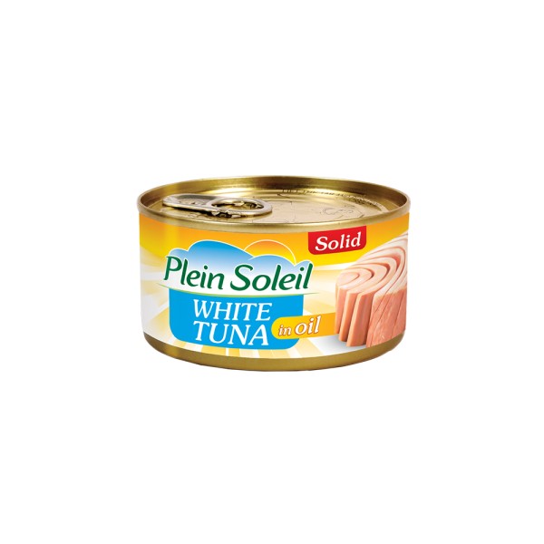 PLEIN SOLEIL WHITE TUNA IN VEGETABLE OIL