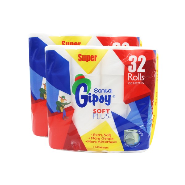 GIPSY TOILET ROLL 2x32ROLL @16.99$