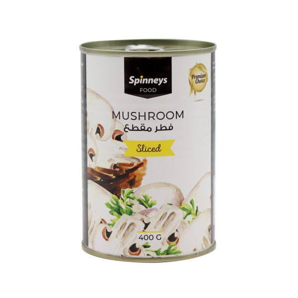 Spinneys Sliced Mushroom 400G 302799-V001 by Spinneys Food
