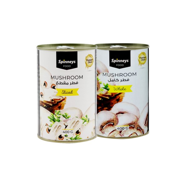 SPINNEYS 2xWHOLE MUSHROOM AT SP