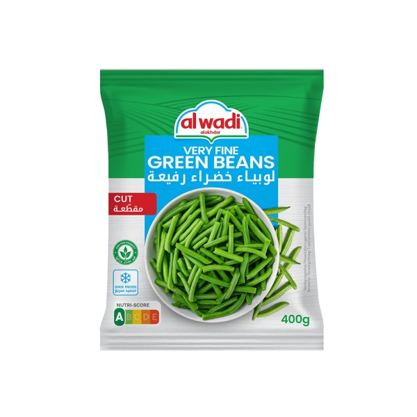 Al Wadi Al Akhdar Frozen Very Fine Cut Green Beans 400g 303890-V001 by Al Wadi Al Akhdar