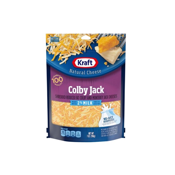KRAFT 2%MILK R/F SHRED COLBY/M JACK
