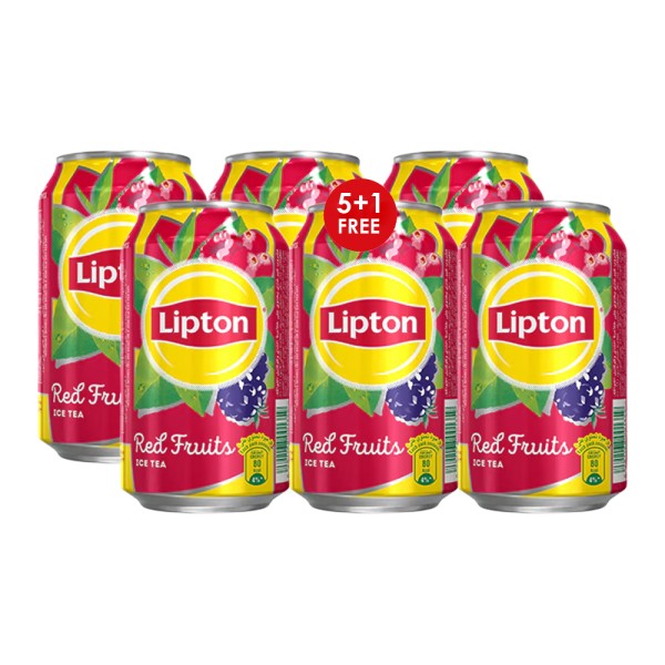 Lipton Iced Tea Red Fruits 5x320ml + 1 FREE 323717-V002 by Lipton