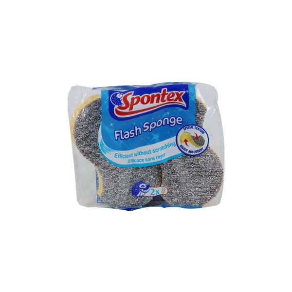 SPONTEX FLASH EPONGES 2+1FREE