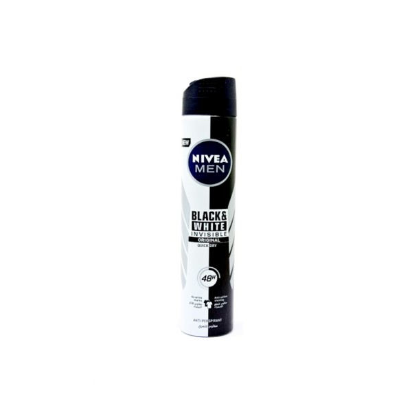 NIVEA DEO BLACK + WHT FOR MEN