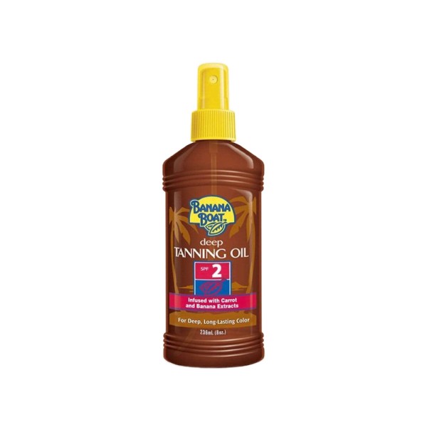 BANANA BOAT DARK TANNING OIL SPF 2