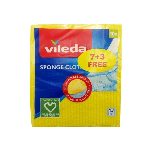 VILEDA 7XSPONGE CLOTH+3 FREE