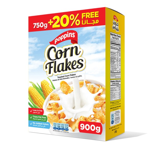 POPPINS CORN FLAKES + 20% FREE