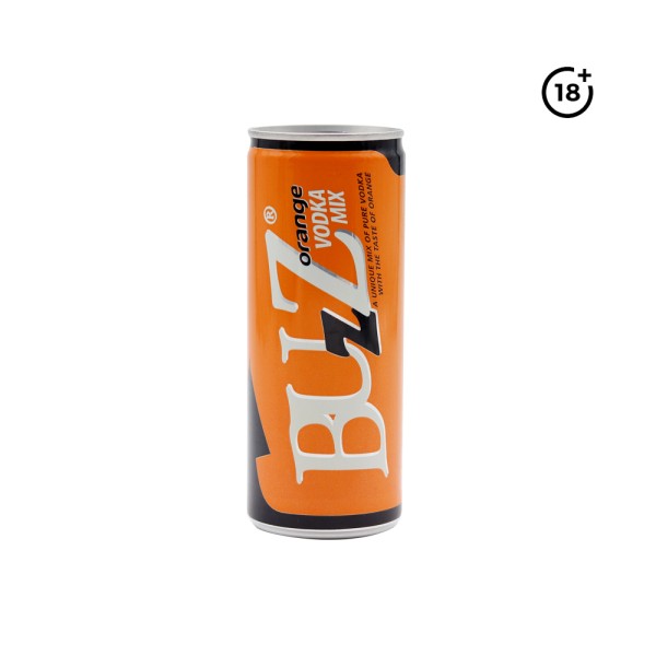 BUZZ VODKA ORANGE MISC CAN