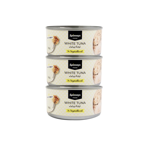 SPINNEYS 3XWHITE MEAT TUNA IN VEG OIL