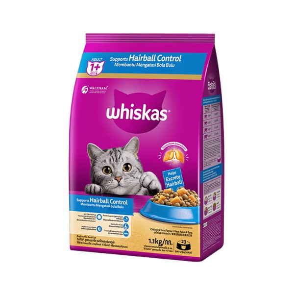 WHISKAS DRY CAT CHICKEN AND TUNA