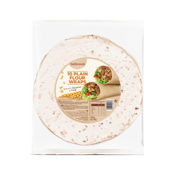 DELI SUN 10 FLOUR TORTILLAS 29CM