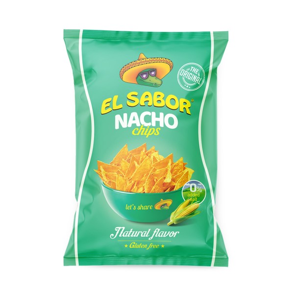 NACHO CHIPS NATURAL GREEN 459766-V001 by El Sabor