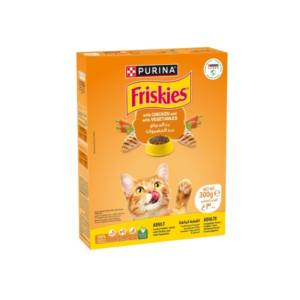 FRISKIES DRY CAT CHICKEN VEG