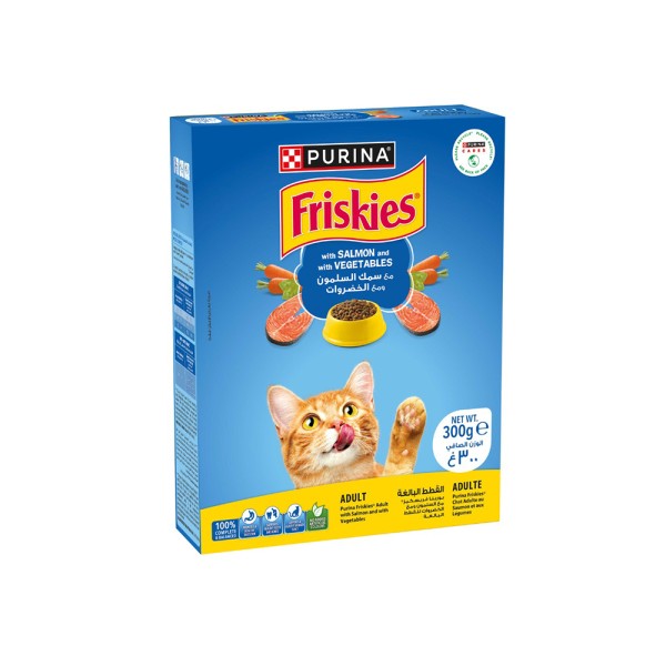FRISKIES DRY CAT SALMON VEG