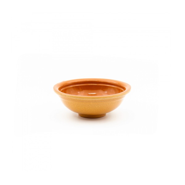 CORZANA TERRACOTTA FOUL PLATE W.HANDLE