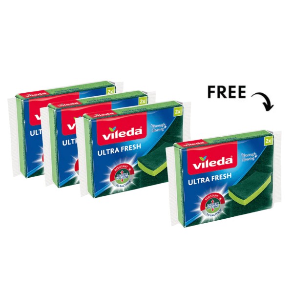 VILEDA 3 ULTRA FRESH GET 1 FREE