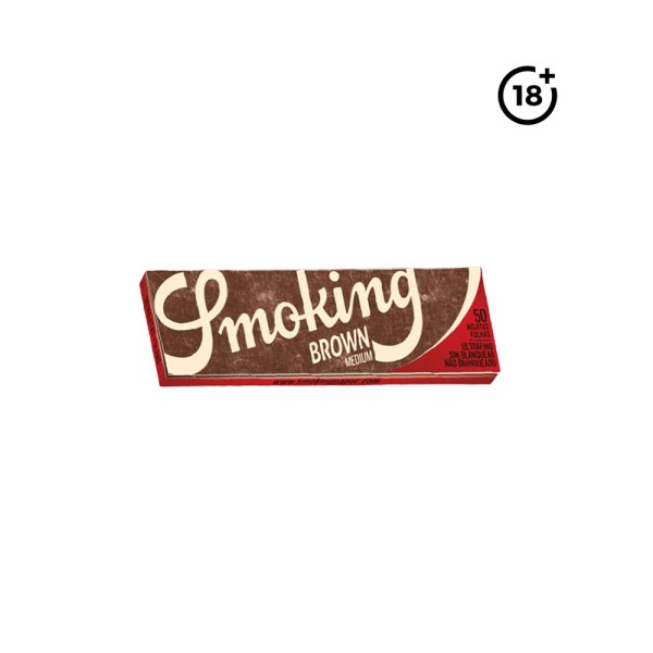 SMOKING PAPER MEDIUM SIZE BROWN