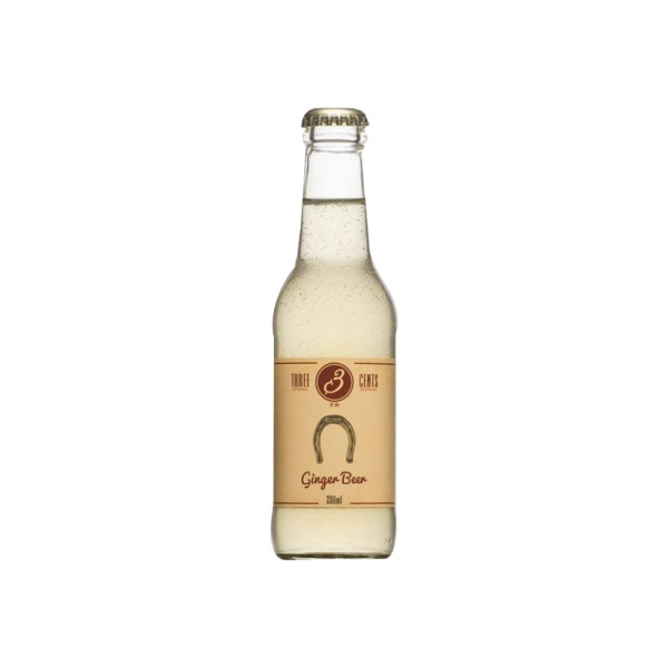 THREE CENTS GINGER BEER