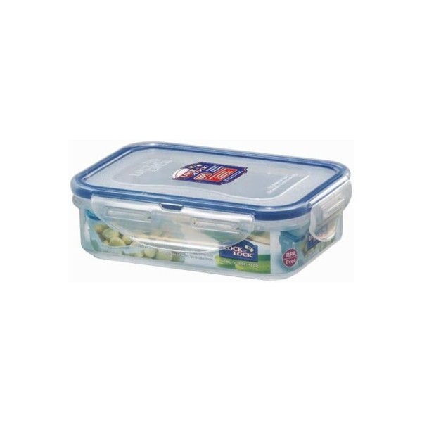 LOCK+LOCK RECTANGULAR SHORT FOOD CONTAINER