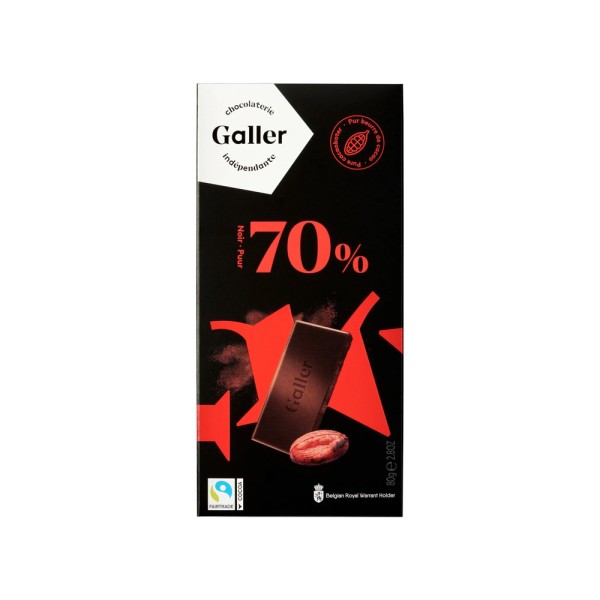 GALLER CHOCOLATE TABLET NOIR 70PCENT INTENSE