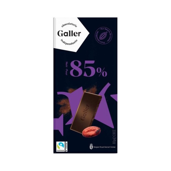 GALLER CHOC TABLET NOIR 85PCENT PROFOND