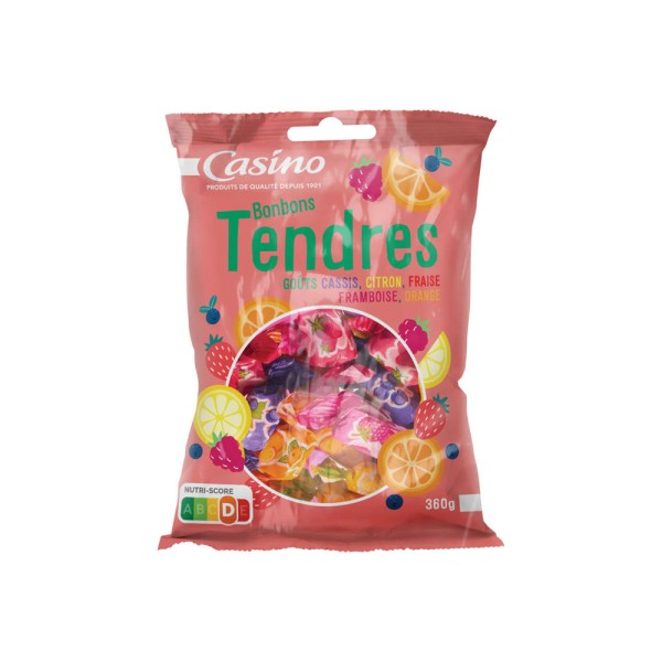 CASINO BONBONS TENDRES FRUITS