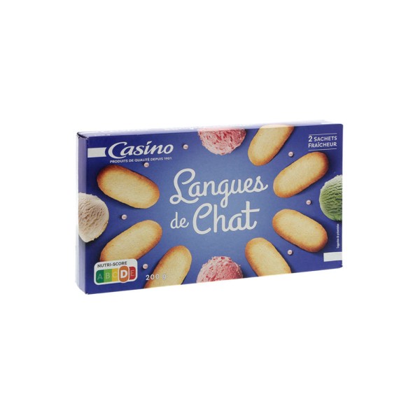 CASINO BISCUIT LANGUES DE CHAT