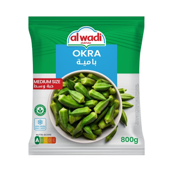 Al Wadi Al Akhdar Frozen Okra Medium 800g 499320-V001 by Al Wadi Al Akhdar