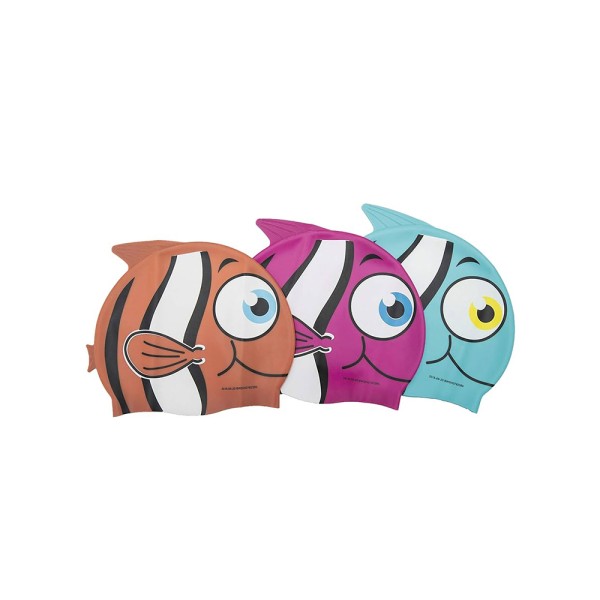 BESTWAY LIL BUDDY 3+SWIM CAP 3 ASSORTED COLORS