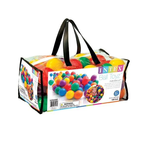 INTEX SMALL FUN BALLS 100PC