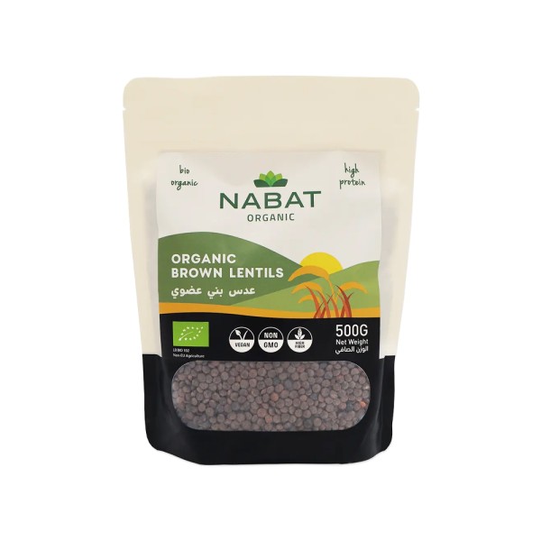 NABAT ORGANIC ORGANIC BROWN LENTILS