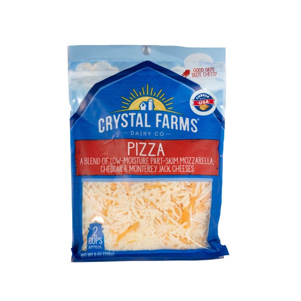 Finely Shrdd Pizza Blend Cheese 507221-V001 by Crystal Farms