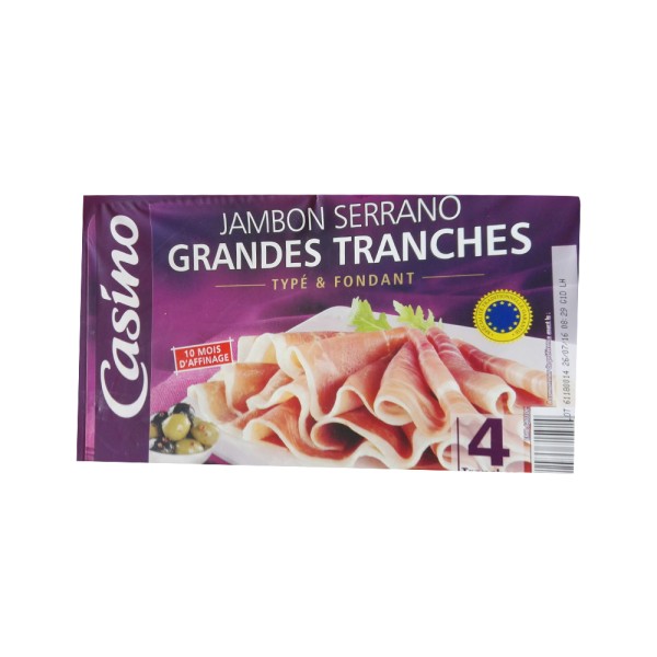 JAMBON SERRANO 4GD TRNCHE 516060-V001 