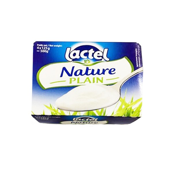 LACTEL FRUITY PLAIN WITH SUGAR YOGHURT