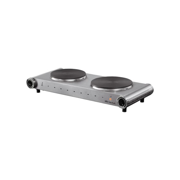 ARIETE HOT PLATE DOUBLE STAINLESS