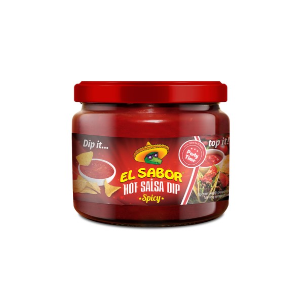 El Sabor Hot Salsa Dip 520597-V001 by El Sabor