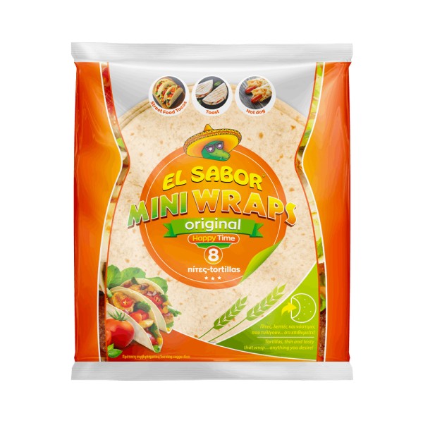 EL SABOR MINI WRAPS ORIGINAL 12CM