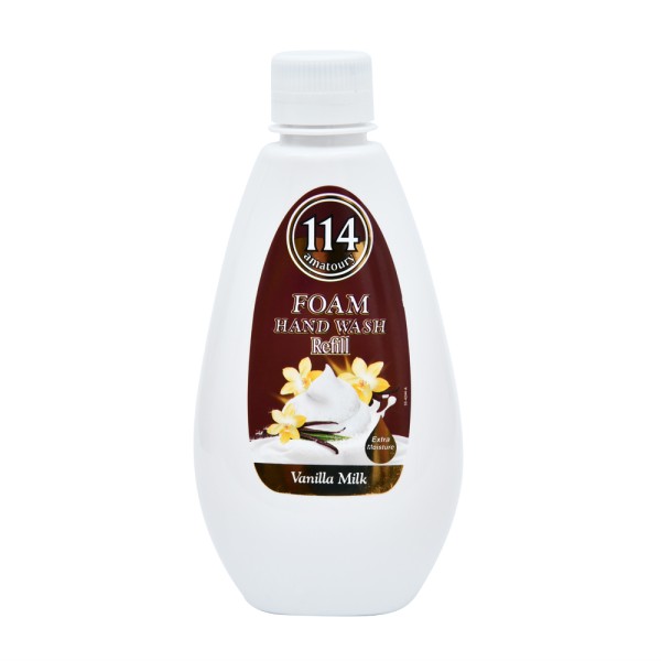 Amatoury 114 Foam Hand Wash Vanilla Milk Refill 300ml 521692-V001 by Amatoury 114