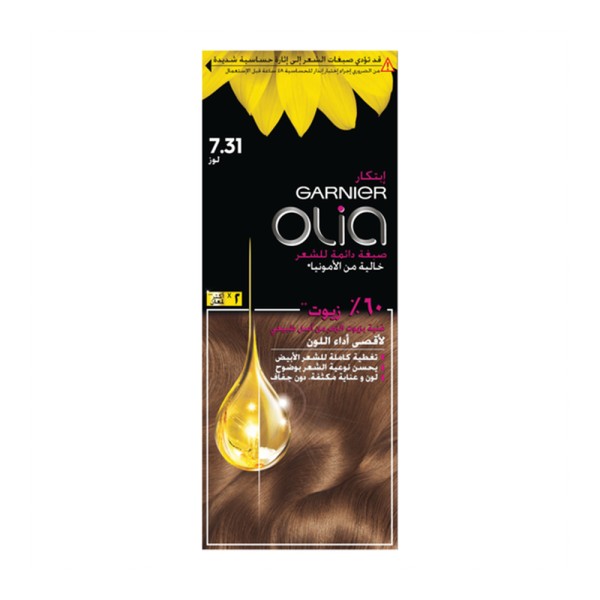 OLIA HAIR DYE 7.31 ALMOND