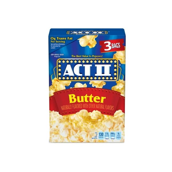 ACT II MICROWAVE POPCORN BUTTER