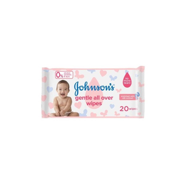 JOHNSON AND JOHNSON BABY WIPES GENTLE