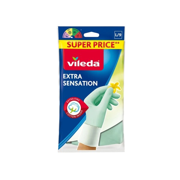 Vileda Gloves Extra Sensation L