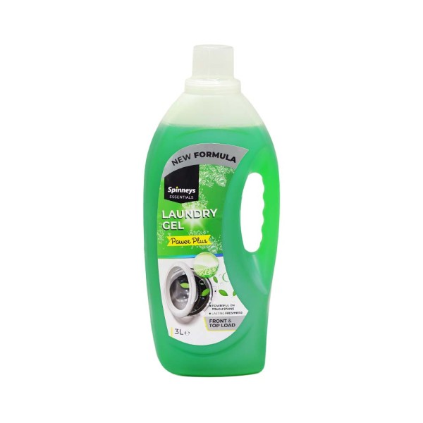SPINNEYS ESSENTIALS LAUNDRY GEL POWER PLUS GREEN