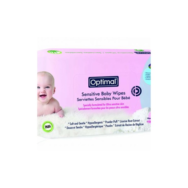 OPTIMAL POWDER PUFF BABY WIPES