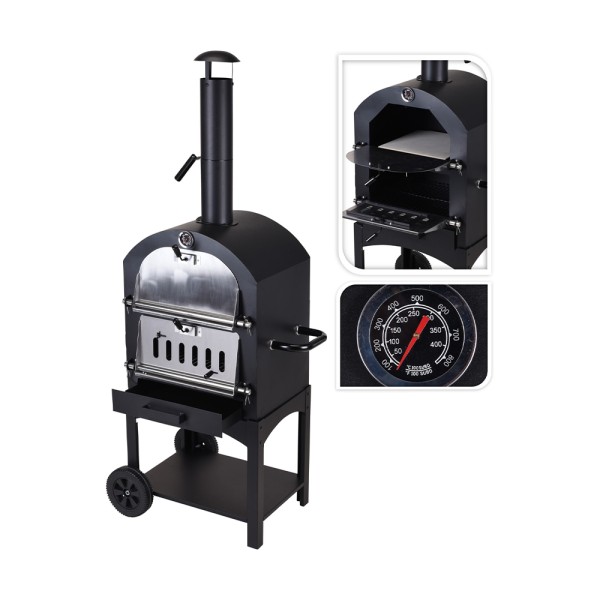 EH BBQ PIZZA OVEN 68X156CM