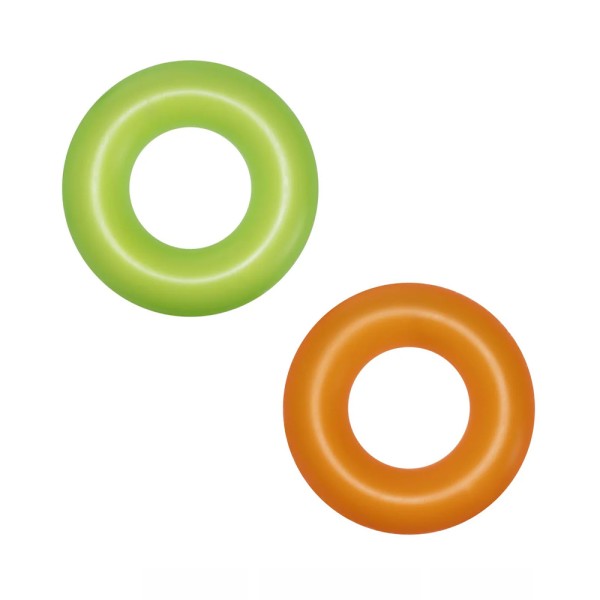 BESTWAY FROSTED NEON SWIM RING 76CM